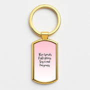 Three Words, Eight Letters - Gossip Luxury Keyring 3