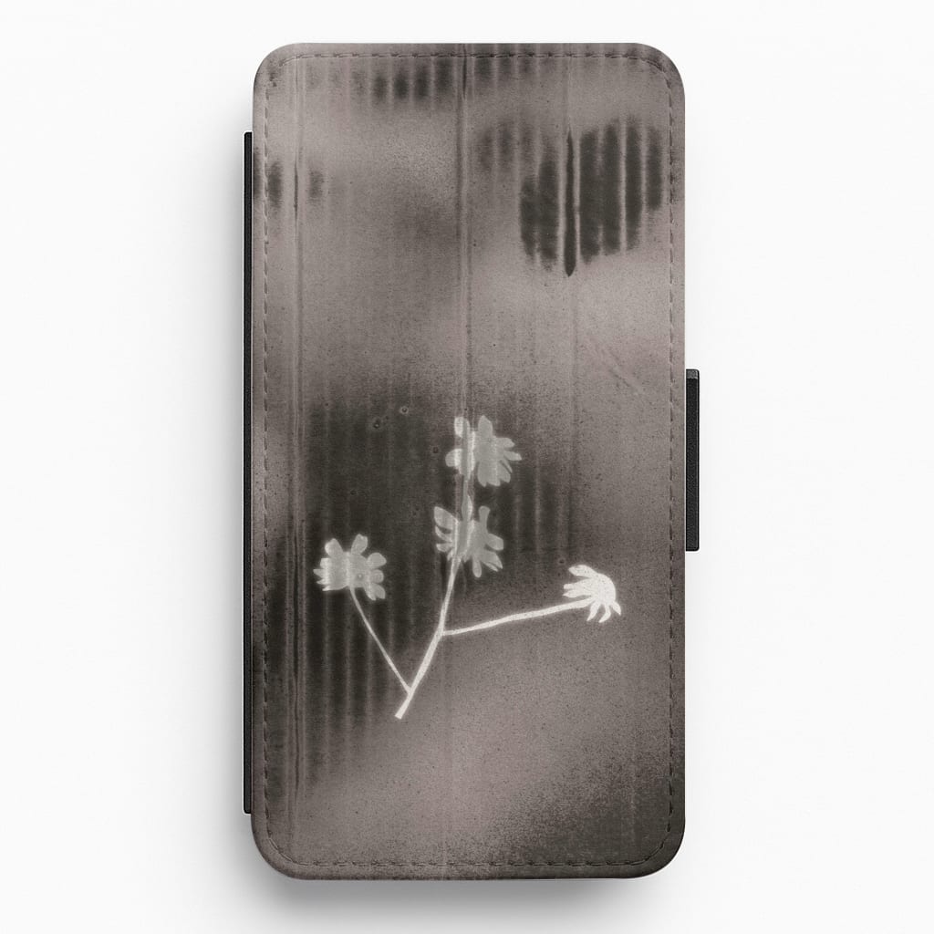 Acid Wash Flora Flip / Wallet Phone Case
