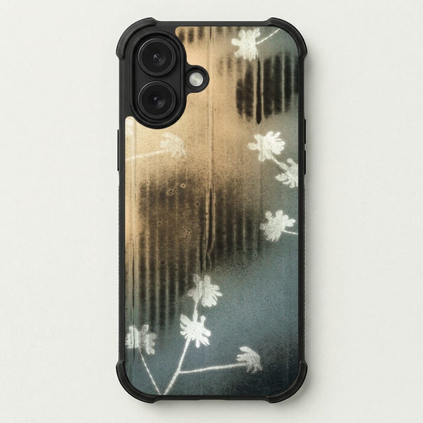 Faded Flora Pattern Phone Case — Bumper case