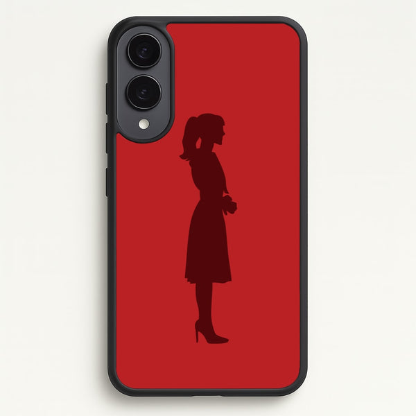 Crimson Silhouette  Phone Case - Galaxy S25 Edge / Standard