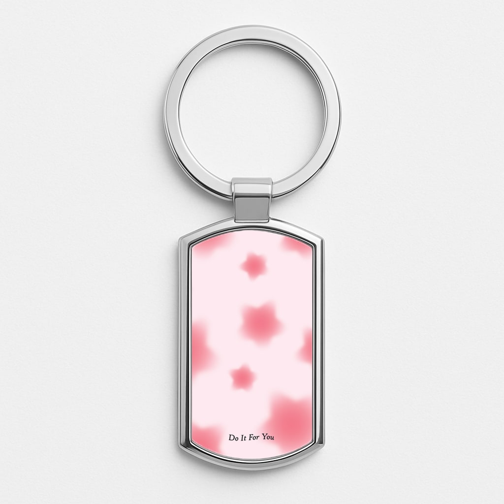 Do It For You Stars Pattern Luxury Keyring