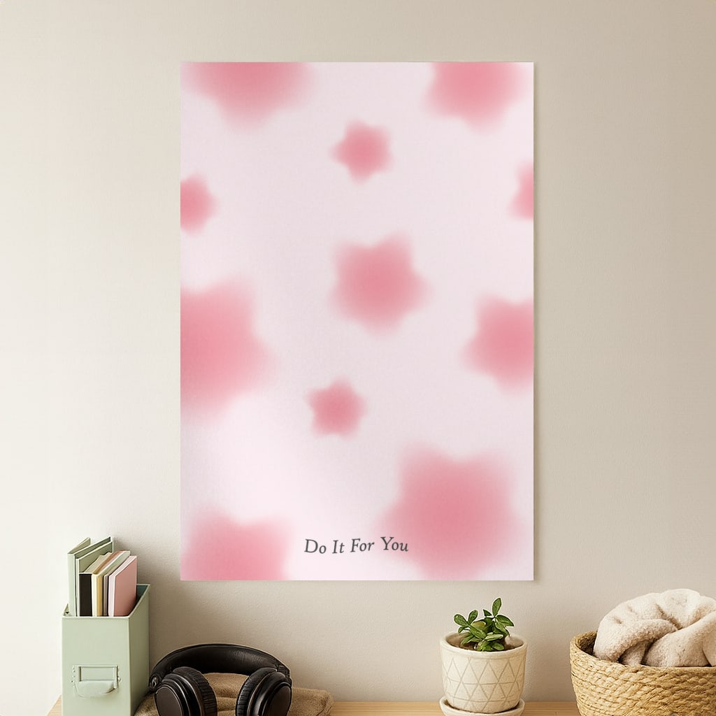 Do It For You Stars Pattern Poster