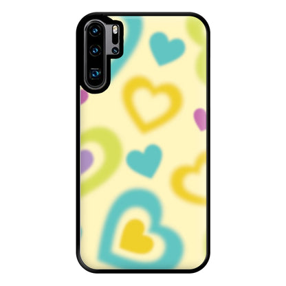 Multicoloured Hearts Gradient Pattern Phone Case for Huawei P30 Pro