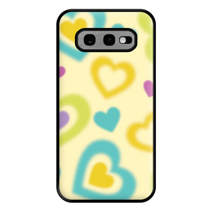 Multicoloured Hearts Gradient Pattern Phone Case for Galaxy S10e
