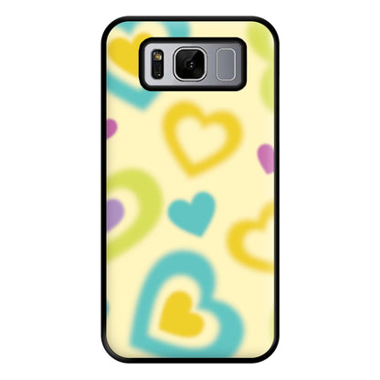 Multicoloured Hearts Gradient Pattern Phone Case for Galaxy S8 Plus