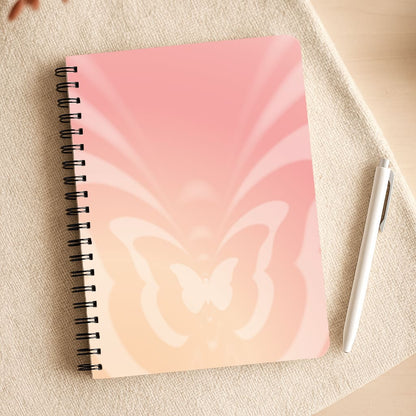 Butterfly Gradient Pink Notepad