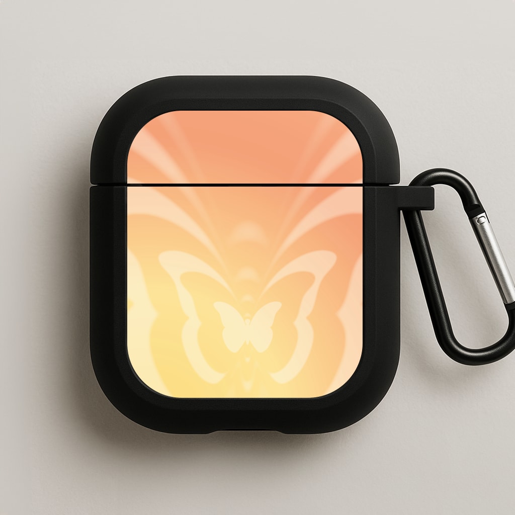 Butterfly Gradient Yellow AirPods Case