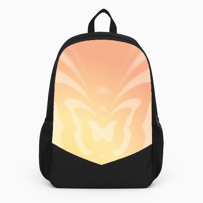 Butterfly Gradient Yellow Backpack