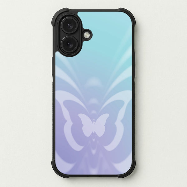 Butterfly Gradient Purple Phone Case — Bumper case