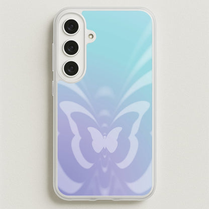 Butterfly Gradient Purple Phone Case for Galaxy S25FE