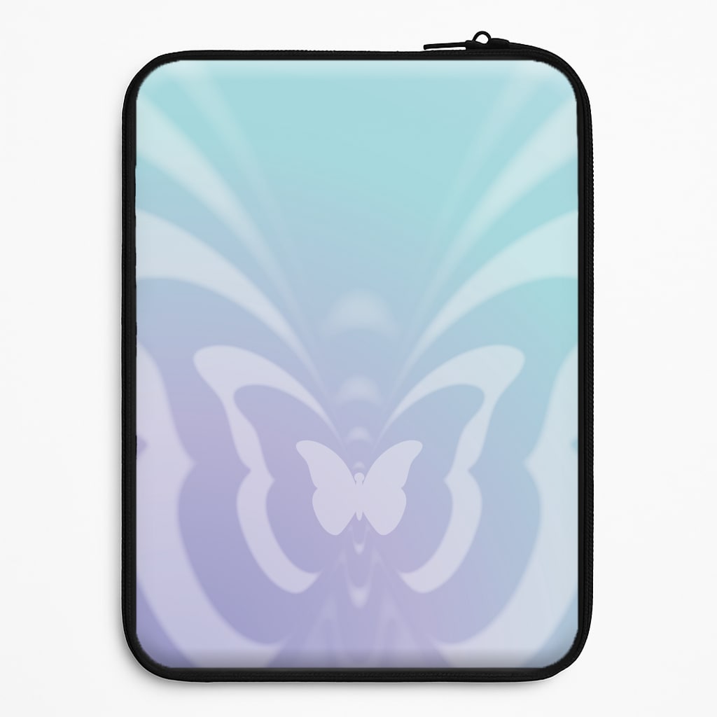 Butterfly Gradient Purple Laptop Sleeve