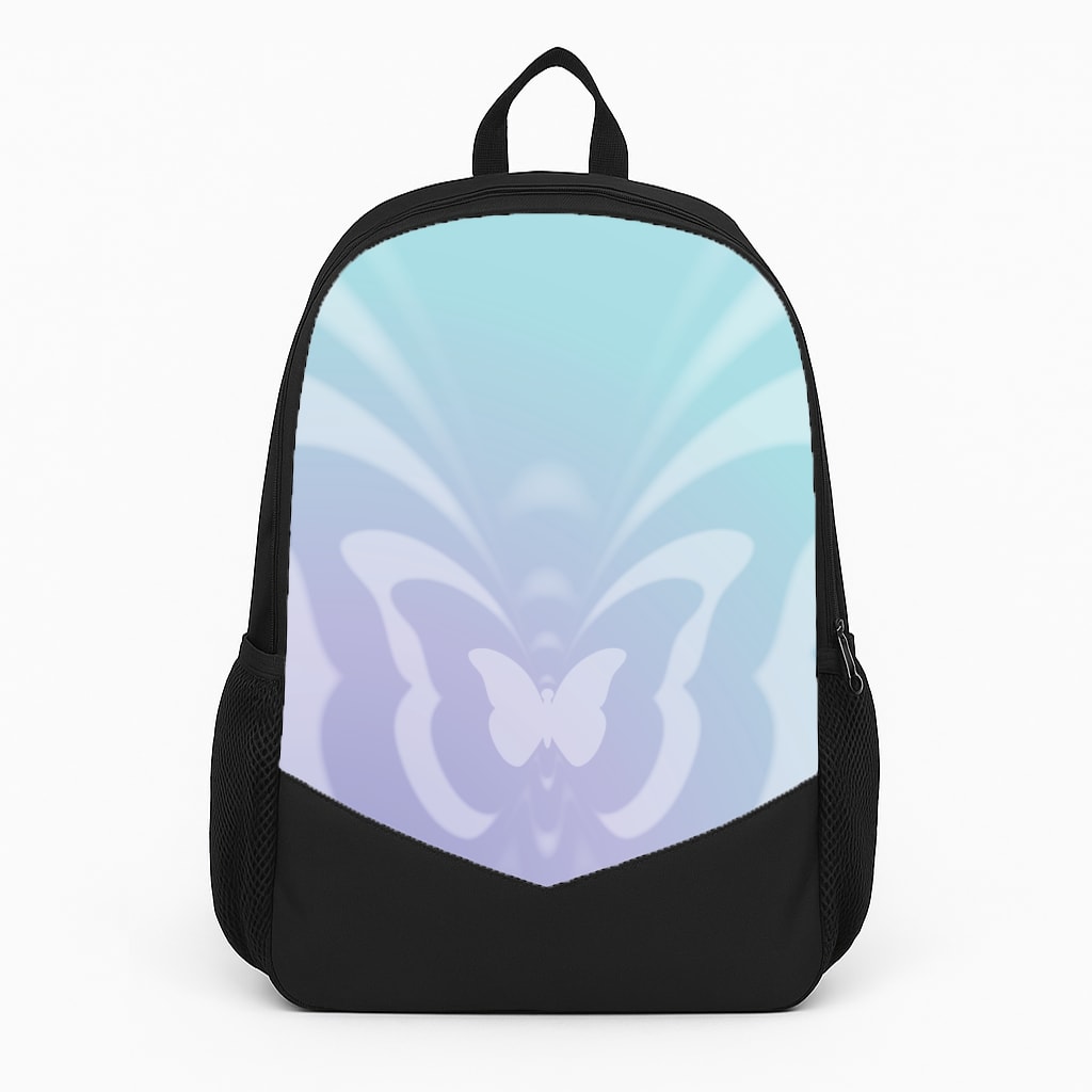 Butterfly Gradient Purple Backpack