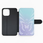 Butterfly Gradient Purple Flip / Wallet Phone Case 2