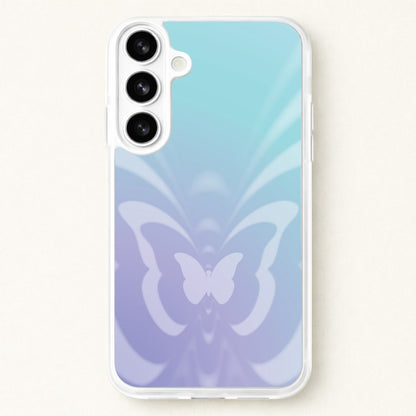 Butterfly Gradient Purple Phone Case for Galaxy S26 Plus