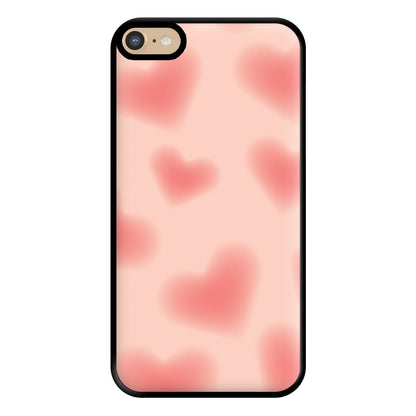 Gradient Red Hearts Pattern Phone Case for iPhone 6 Plus / 7 Plus / 8 Plus