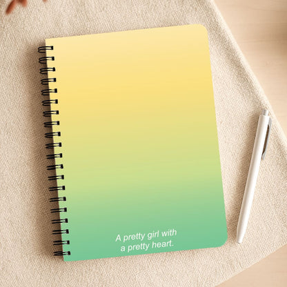 A Pretty Girl With A Pretty Heart Notepad