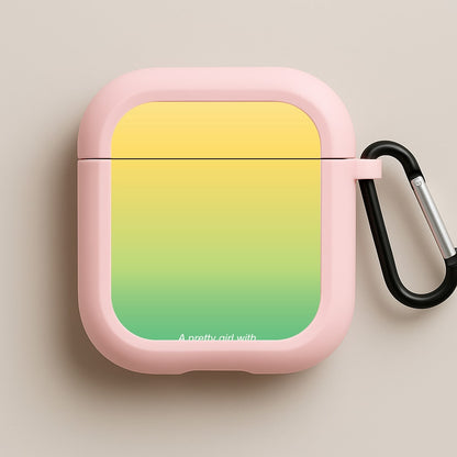 A Pretty Girl With A Pretty Heart Pink AirPods Case