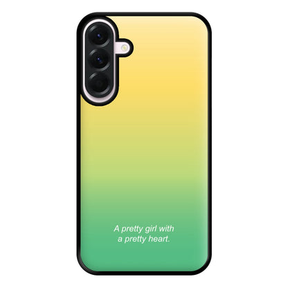 A Pretty Girl With A Pretty Heart Phone Case for Galaxy A36