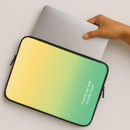 A Pretty Girl With A Pretty Heart MacBook Case