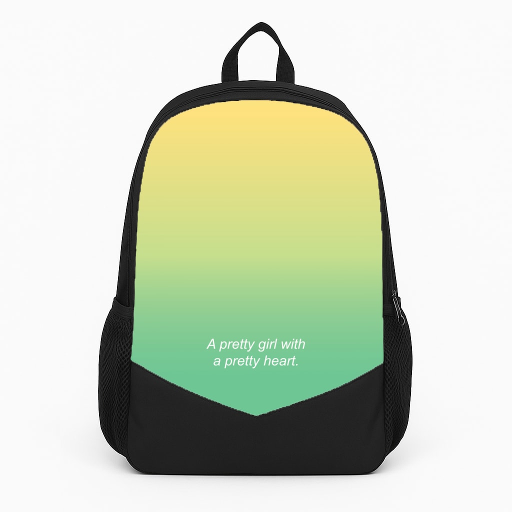 A Pretty Girl With A Pretty Heart Backpack