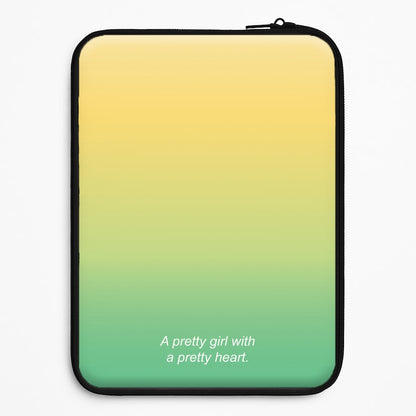 A Pretty Girl With A Pretty Heart Universal Laptop Sleeve