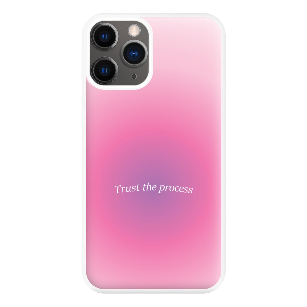 Trust The Process Pink Gradient Phone Case for iPhone 12 Pro Max