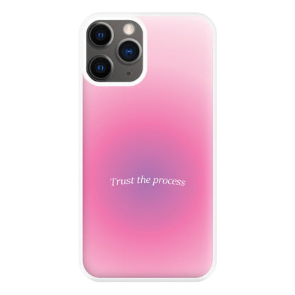 Trust The Process Pink Gradient Phone Case for iPhone 12 Pro Max