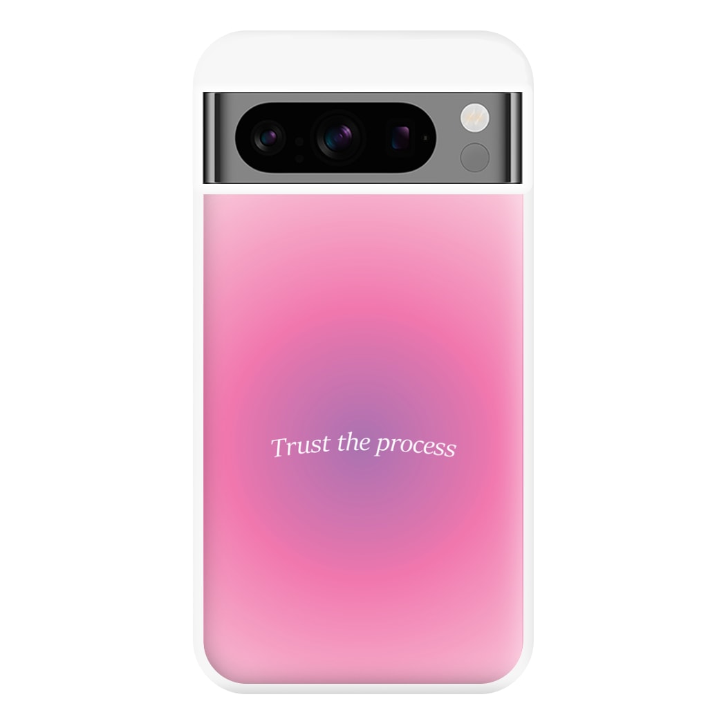 Trust The Process Pink Gradient Phone Case for Google Pixel 8 Pro