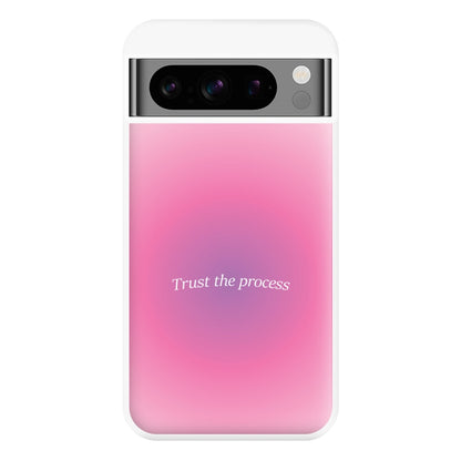Trust The Process Pink Gradient Phone Case for Google Pixel 8 Pro