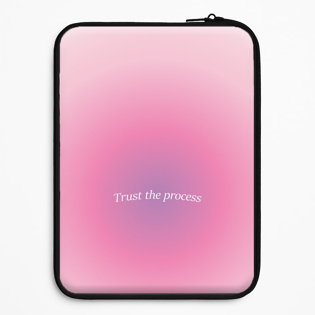 Trust The Process Pink Gradient Universal Laptop Sleeve