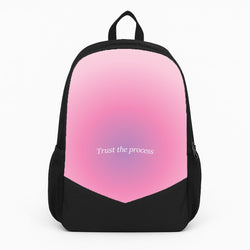 Trust The Process Pink Gradient Backpack