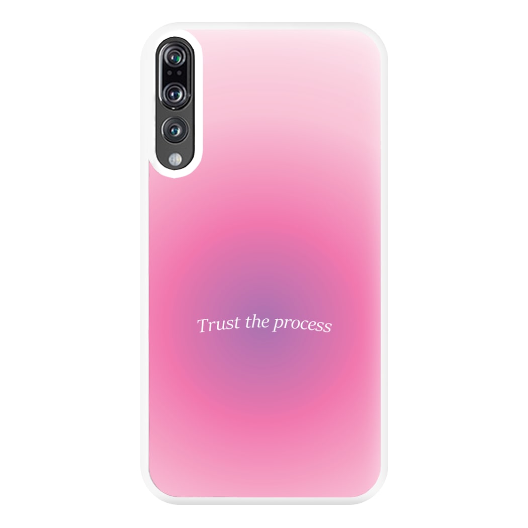 Trust The Process Pink Gradient Phone Case for Huawei P20 Pro
