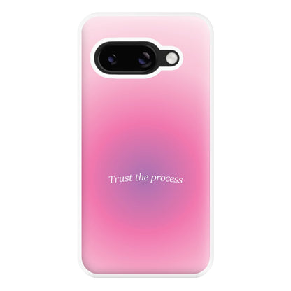 Trust The Process Pink Gradient Phone Case for Google Pixel 8a