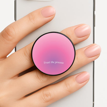 Trust The Process Pink Gradient Phone Grip