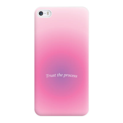 Trust The Process Pink Gradient Phone Case for iPhone 5 / 5s / SE 2016