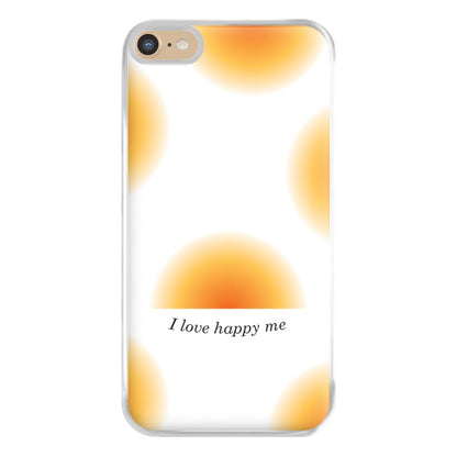 I Love Happy Me Gradient Pattern Phone Case for iPhone 6 Plus / 7 Plus / 8 Plus