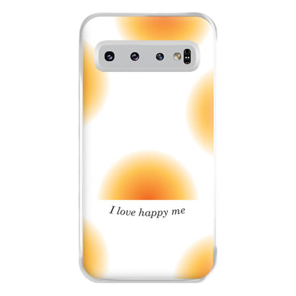 I Love Happy Me Gradient Pattern Phone Case for Galaxy S10 Plus