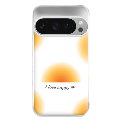 I Love Happy Me Gradient Pattern Phone Case for Google Pixel 9 Pro XL