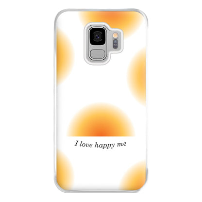 I Love Happy Me Gradient Pattern Phone Case for Galaxy S9 Plus