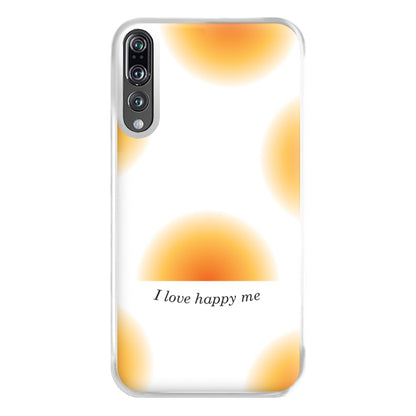 I Love Happy Me Gradient Pattern Phone Case for Huawei P20 Pro