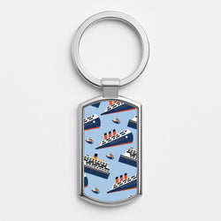 Ferry Boat Scrub Cap - Grey's Anatomy Silver Keyring