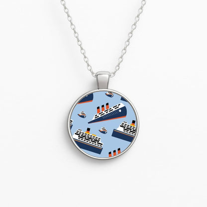 Ferry Boat Scrub Cap - Grey's Anatomy Circle Necklace