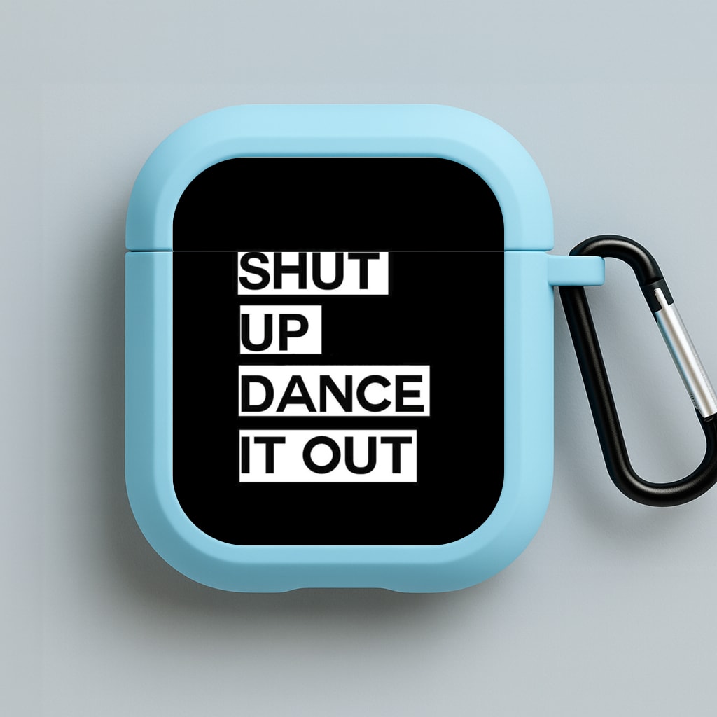 Shut Up Dance It Out - Grey's Blue AirPods Case