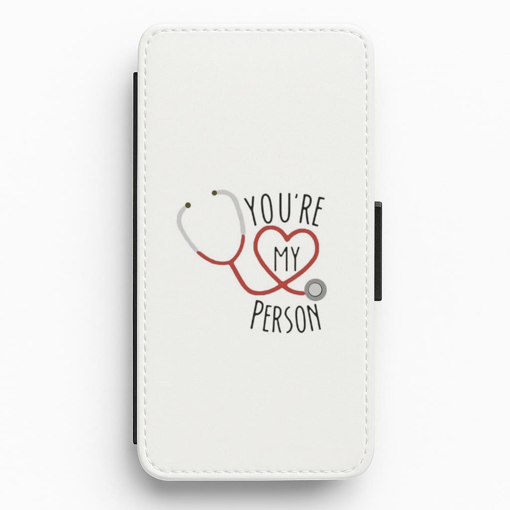 You're My Person - Grey's Flip / Wallet Phone Case