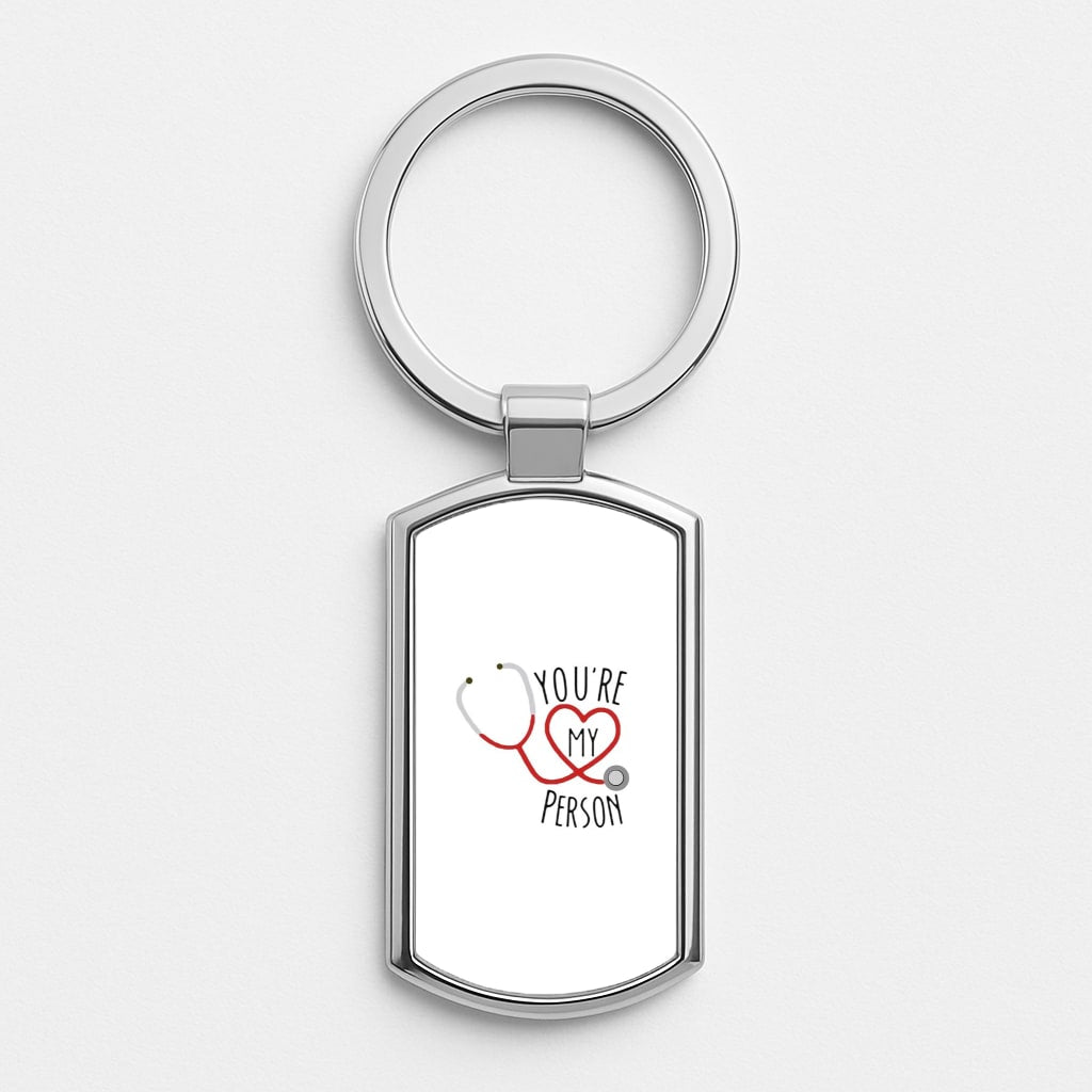 You're My Person - Grey's Silver Keyring