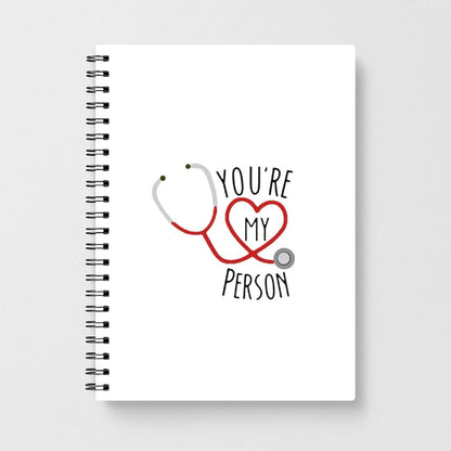 You're My Person - Grey's Anatomy Notebook