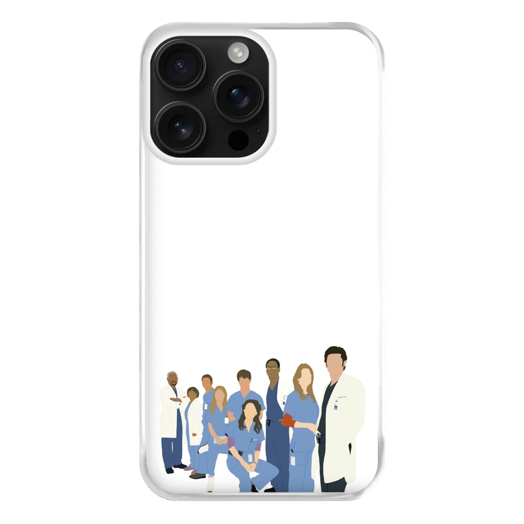 Cartoon Crew - Grey's Phone Case for iPhone 16 Pro Max