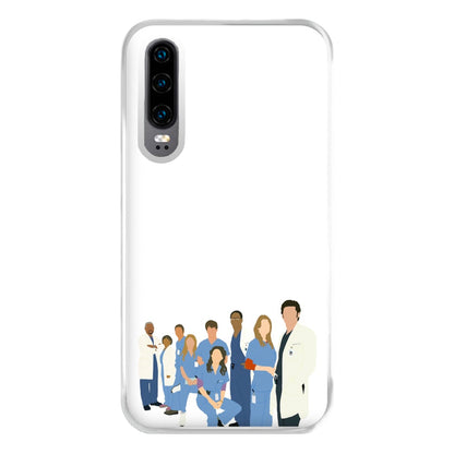 Cartoon Crew - Grey's Phone Case for Huawei P30