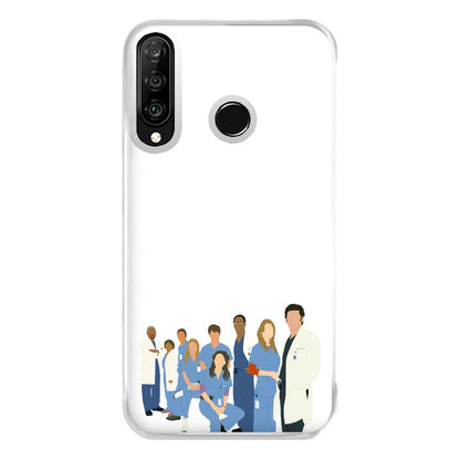 Cartoon Crew - Grey's Phone Case for Huawei P30 Lite