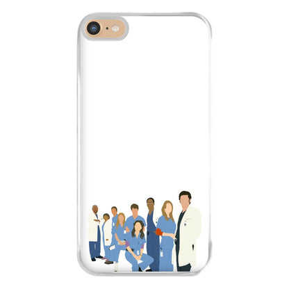 Cartoon Crew - Grey's Phone Case for iPhone 6 Plus / 7 Plus / 8 Plus